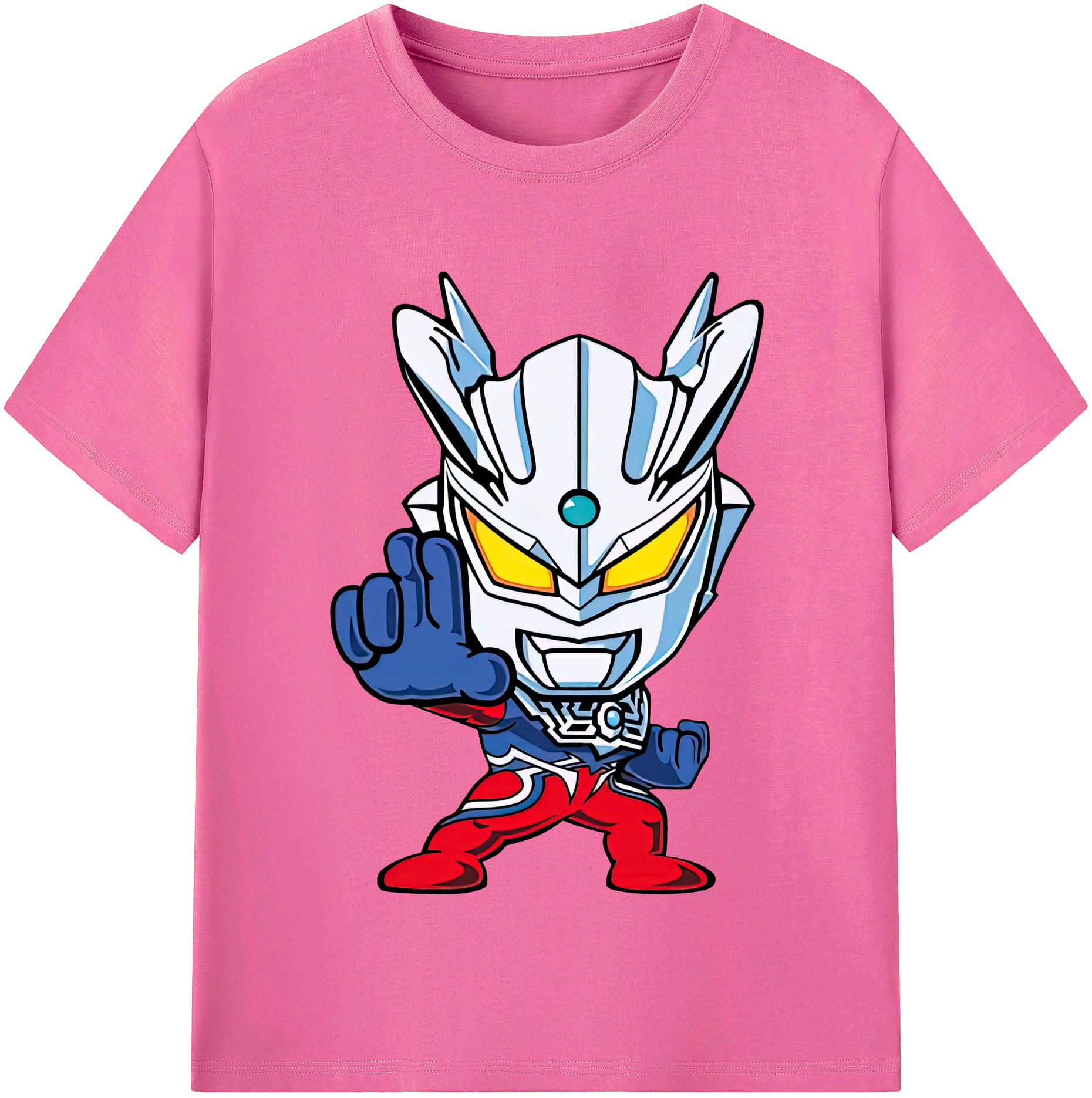 （画像用） ウルトラマン Ultraman レディースカジュアルプリントTシャツ（綿100％）
